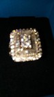 CZ Baguettes & Rounds Halo Princess Style CZs Ring SIZE 6 — photo 9