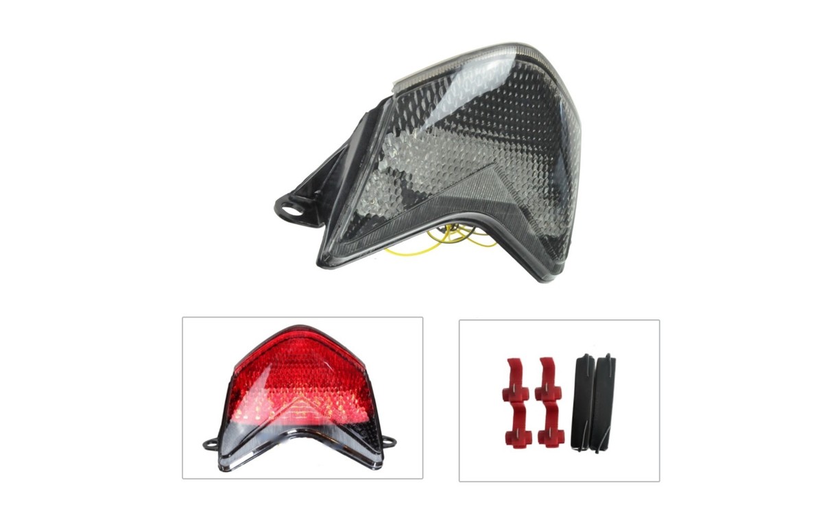 れな For Kawasaki Ninja ZX10R;ZX6R;2005-2006;Sequential LED Rear Lamp