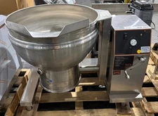 NEW 2024 GROEN DEES/4-40C STEAM JACKETED TILTING KETTLE-40 GALLON