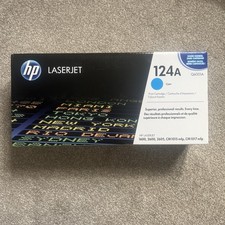 Cartuccia toner ciano originale HP Q6001A 124A LaserJet nuova e sigillata