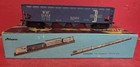 Tyco HO Crossing Gate + 4 Rail Cars, 1 Hopper, 1 Refer, & 2 Livestock Cars. — photo 4