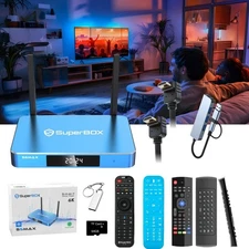 Brand New Original SuperBox S6 Max with Intelligent Voice Remote Control