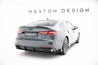 Heckansatz Diffusor Passend FüR Audi A5 F5 Fl Roter Kern + Hochglanz Flaps