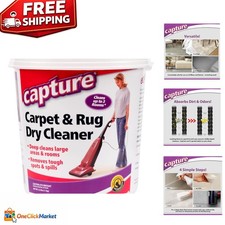 Capture Carpet  Rug Dry Cleaner - 2.5 lb Stain Remover, Safe for All Fabrics