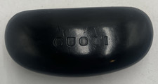 Vintage Gucci Black Leather Sunglass Case