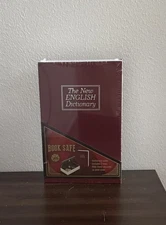 The New English Dictionary Book Safe With 2 Key Lock Hidden 9.5" x 6" x 2"