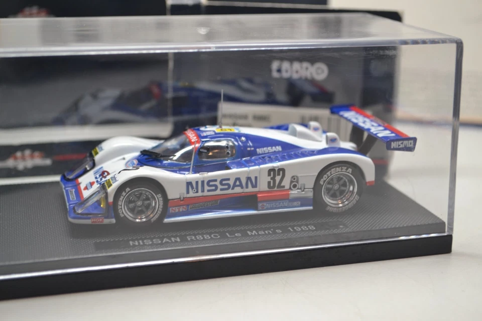 MODELOS EBBRO - LE MANS 1988 NISSAN R88C #32 - COCHE MODELO ESCALA 1/43 681 Foto 4 de 4