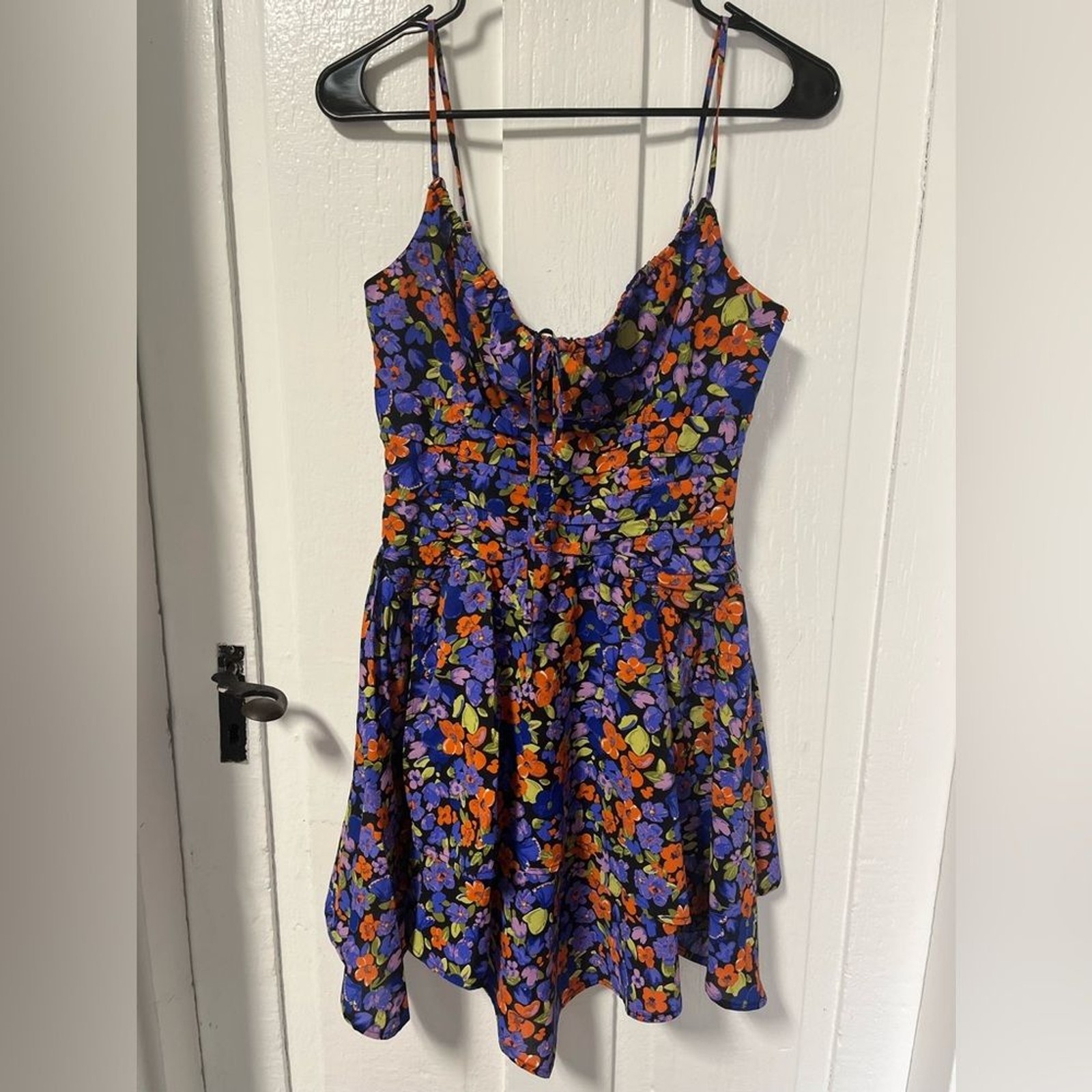 Princess Polly Barrett Mini Dress Dark Floral size 8