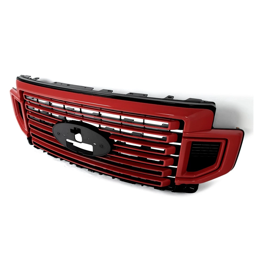 Rapid Red Front Bumper Grille Grill For Ford F-250 F-350 F-450 Super Duty 20-22 - Изображение 4 из 4