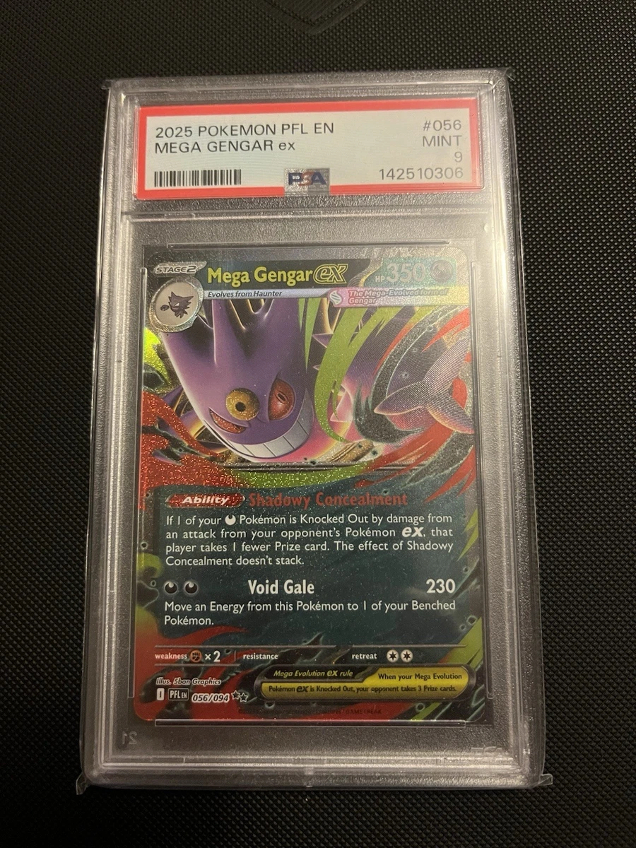 Gengar Pokémon TCG Professional Sports Authenticator (PSA) Grade 9
