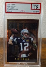 Tom Brady 2004 Topps Chrome RING OF HONOR  #RH-38 Patriots Graded Pristine 10