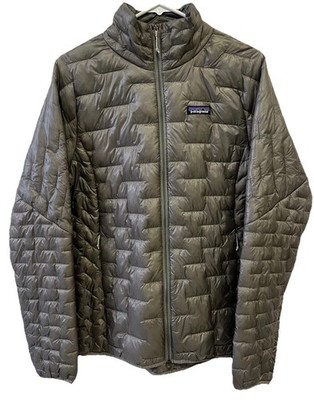 Patagonia Micro Puff Insulated Quilted Jacket Women's L Grey