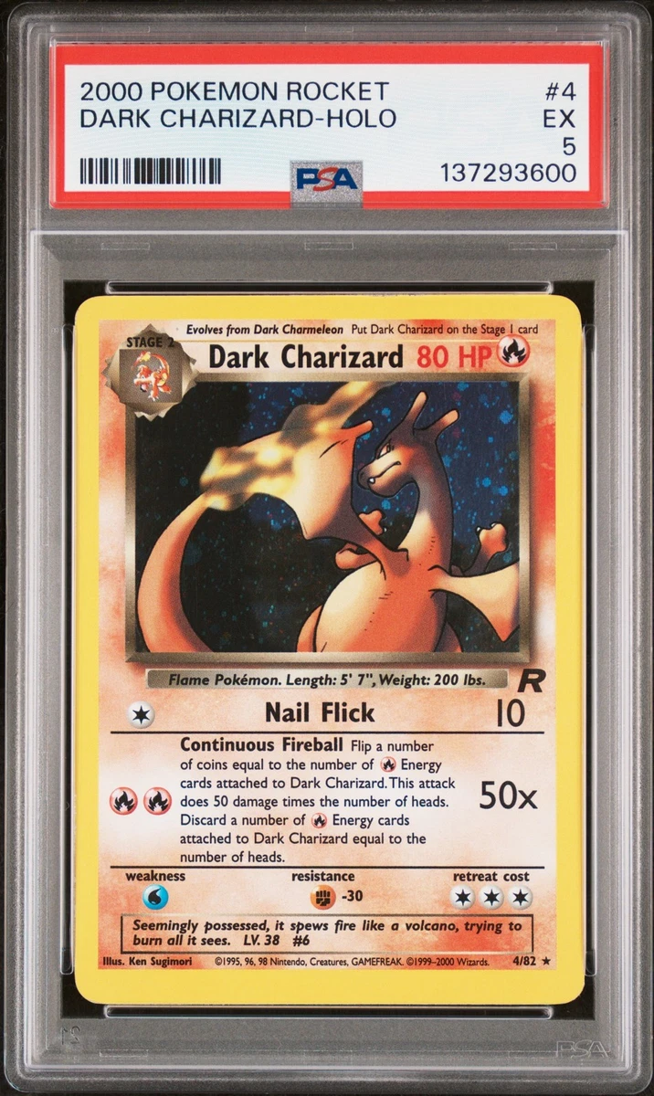Pokémon TCG Grade 5 Charizard Individual Collectible Card Game