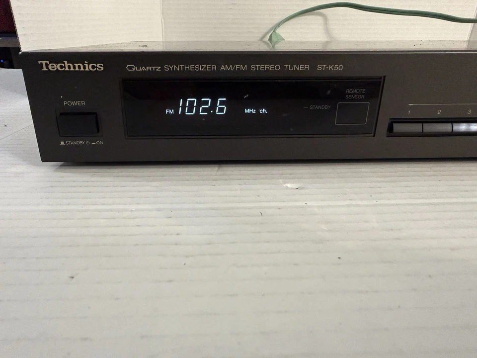 TECHNICS Sintetizador Digital AM/FM Sintonizador Estéreo ST-K50!HECHO EN JAPÓN Foto 2 de 4
