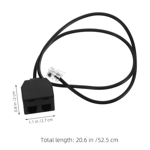 Telephone Extension Cord Connector Adapter Splitters Socket Plug - 第 11/12 張圖片
