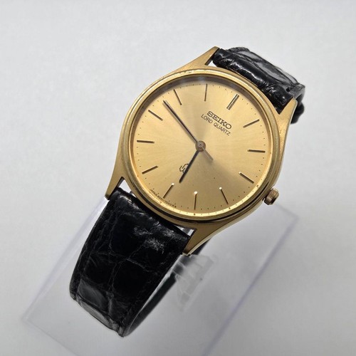 SEIKO Lord Quartz Vintage Men's Watch 8241-7000 Battery Replaced 70s 80s