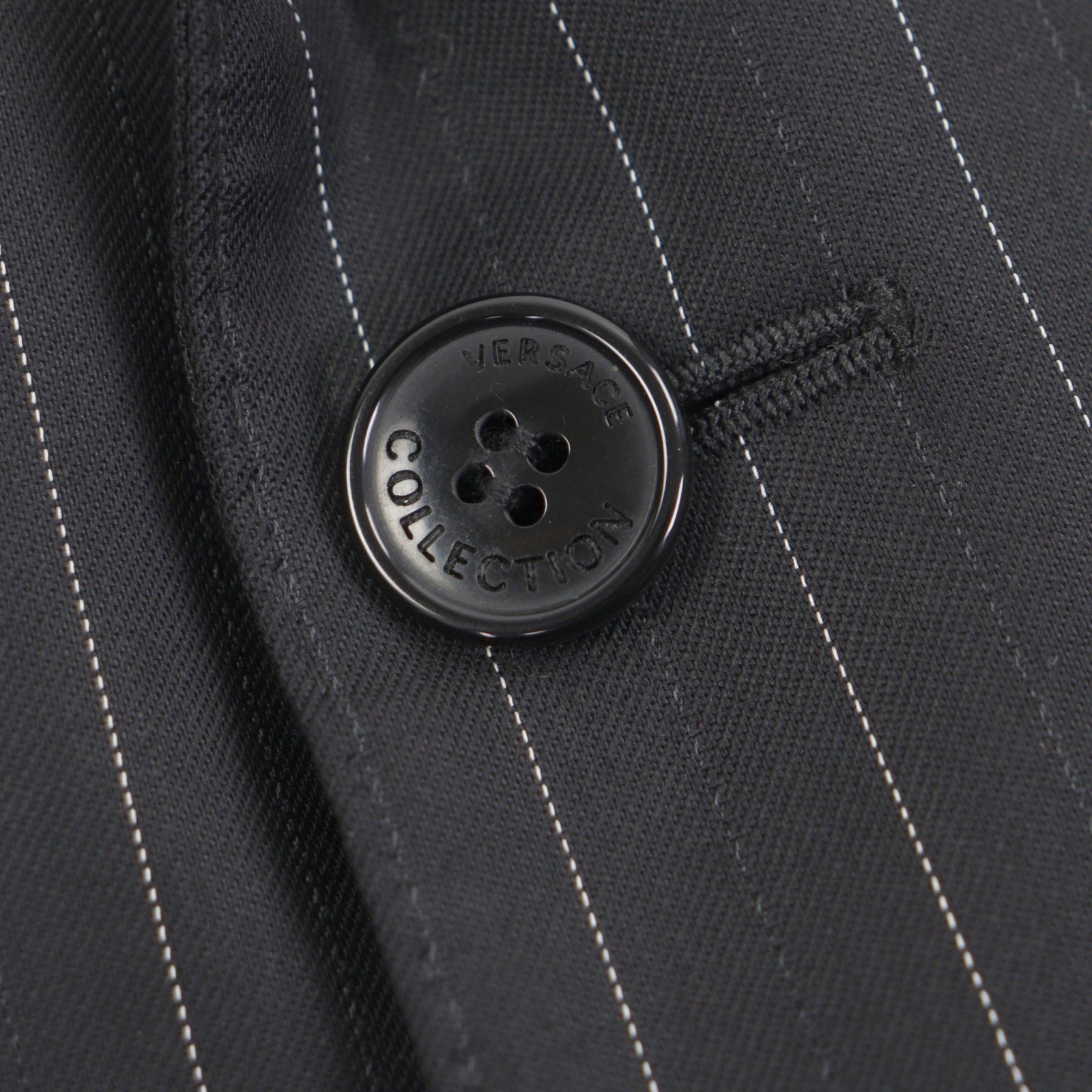 Pristine VERSACE COLLECTION tailored jacket black… - image 5