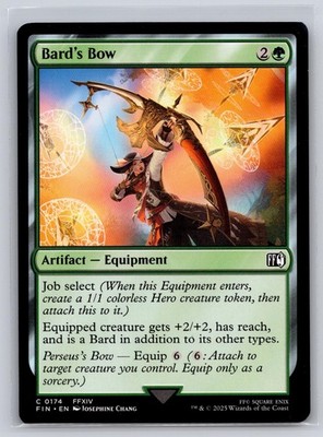 Bard's Bow 174 Common FINAL FANTASY Magic: The Gathering Near Mint