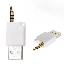 White USB Charger/Data/Sync Cable for iPod Shuffle 2nd Generation