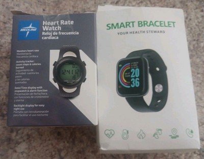 Heart Rate Watch plus a Smart Bracelet