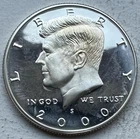 2000-S Kennedy Half Dollar Proof 90% Silver-INV#8724