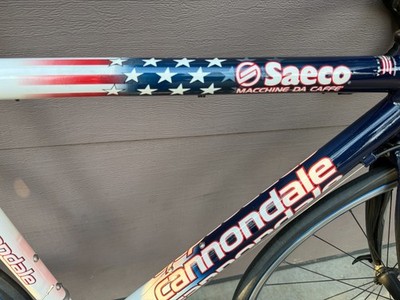 RARE Cannondale CAAD4 Saeco Macchine De Caffe Stars and Strips USA