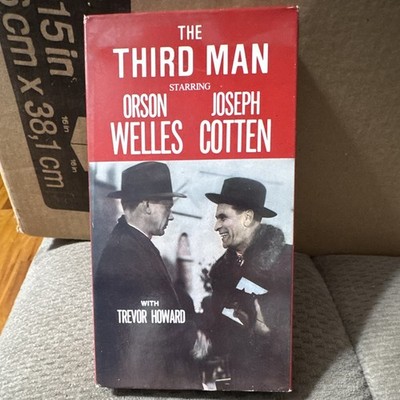 GoodTimes The Third Man VHS (1985) NR NTSC English Welles Cotten B&W