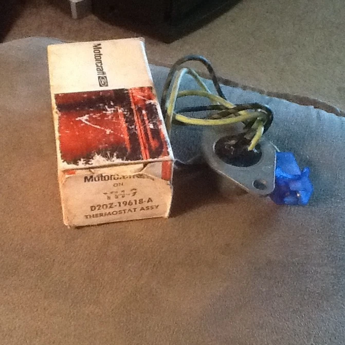 CONJUNTO DE TERMOSTATO DE AR CONDICIONADO FORD TORINO 1972 NOS - Imagem 3 de 3