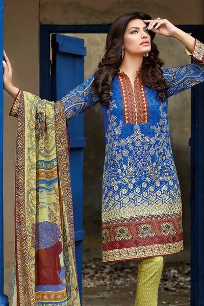 Designer Gul Ahmed Stitched Pakistani/Indian Lawn… - image 1