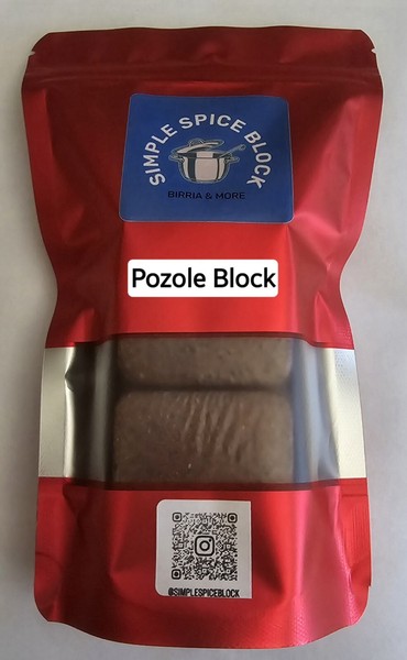 Pozole*Bloque* 2/PK. Un simple bloque de especias de hierbas y especias para hacer pozole.