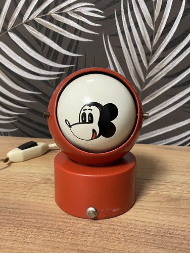 Vintage sowjetische Mickey Maus Tischlampe lustig sowjetisches Lächeln 80er Jahre - Bild 2 von 18