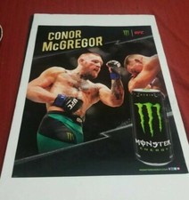 CONOR MCGREGOR contre NATE DIAZ UFC - AFFICHE MONSTER ENERGY 24X18 NEUVE DERNIÈRE 
