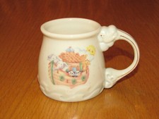 New Lenox NOAH'S ARK w/ 24K Gold Accent Baby Toddler China Cup- New in Box