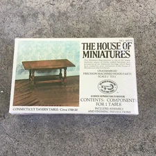 Sealed The House of Miniatures Connecticut Tavern Table X-Acto 40070