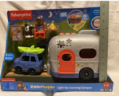 fisher price little people Light up Learning Camper Set NEW fire