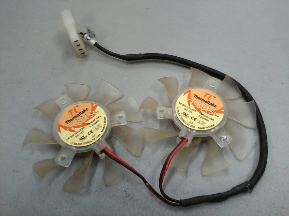 2x fans YD-128015ML from 2TT-8015L GPU Cooler (40mm screw distance) - Image 2 of 3
