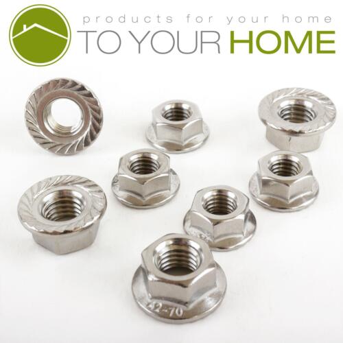 A2 Stainless Steel Flanged Hex Nuts DIN6923 Hexagon Bulk Savings - 第 1/3 張圖片
