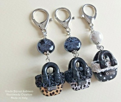 Idee Regalo Natale Ebay.Portachiavi Ciondolo Da Borsa Artigianale Borsa O Bag Idea Regalo Natale Ebay