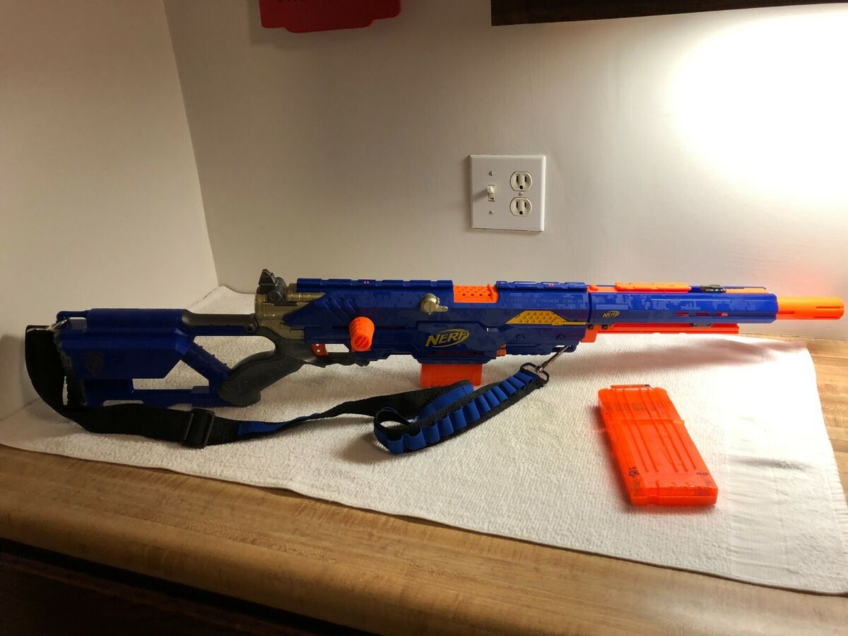 Nerf N Strike Longstrike Cs 6, Brinquedo Hasbro Usado 40947118