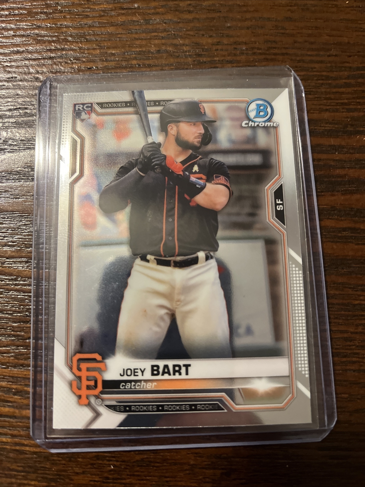 2021 Bowman Chrome Baseball #23 Joey Bart Rookie Card RC San Francisco Giants