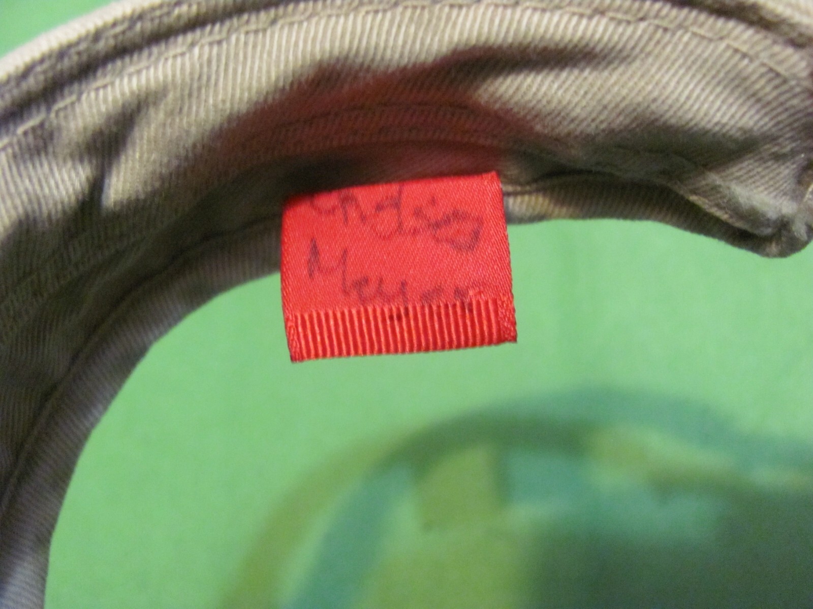 MOSS Adjustable Strap Back Brown Visor Hat/Cap. - image 3