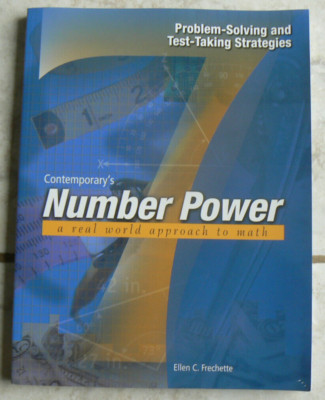 Contemporary's NUMBER POWER 7, Problem-Solving & Test-Taking Strategies,NEW Math