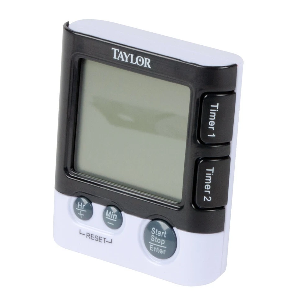 Cooking Timer Alarm Taylor Event Timer  Dual Clock Model 5828  - Image 4 of 4