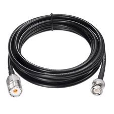 UHF SO239 to BNC Extension Cable 3m for Amateur Radio Scanner Analyzer SWR Meter