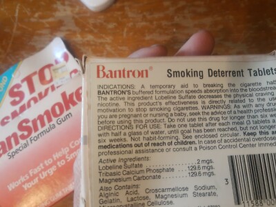 80's cigarette gum Bubble Cigarettes Sweet As Fudge and gifts Vintage Deadstock LOT of 2