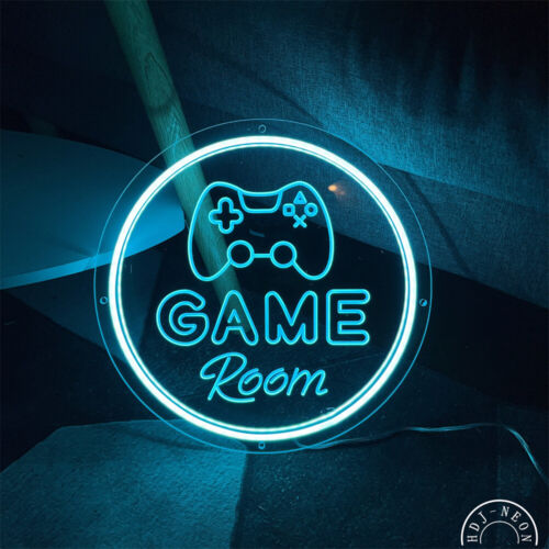 30cm Game Room 3D Engrave USB Neon Sign Personalized Gifts for Kid Room Wall Art - Picture 1 of 13