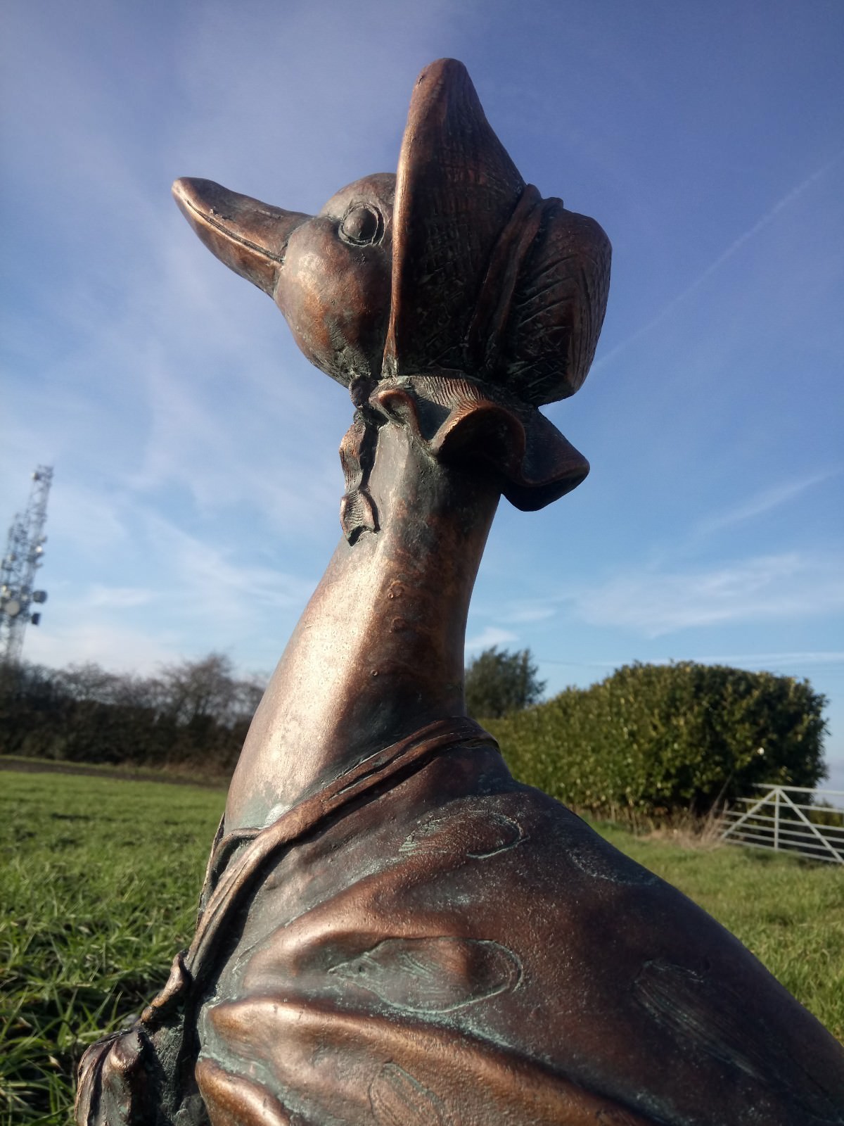 Jemima Puddle Duck Beatrix Potter Garden Ornament Statue Figurine