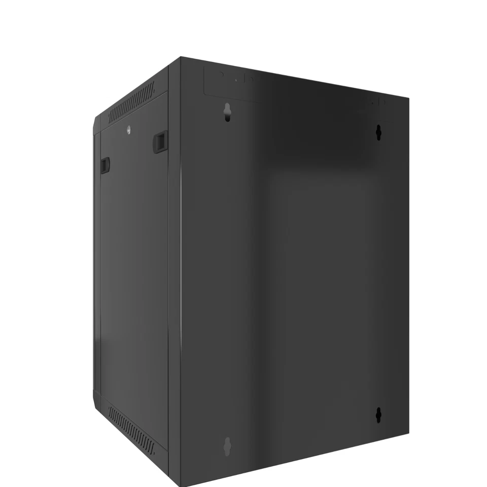 Sysracks - Montaje en pared para rack de red de 15U - Gabinete de servidor con bloqueo - Profundidad de 24 pulgadas - Foto 4 de 4