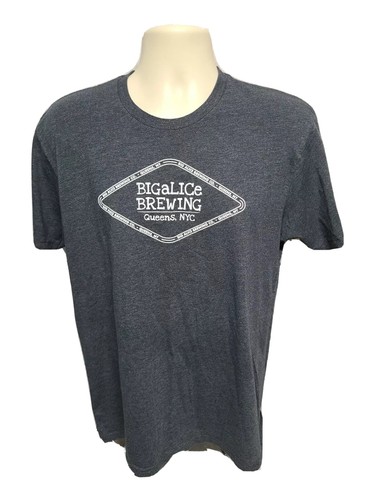 Big Alice Brewing Queens NYC Adult Large Gray TShirt