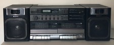 Vintage Sony CFS-W500 Boombox Stereo Cassette AM FM Radio Recorder Working